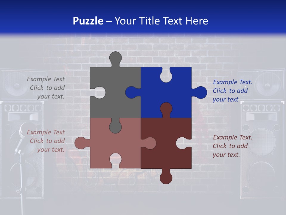 Concert Techno Advertisement PowerPoint Template