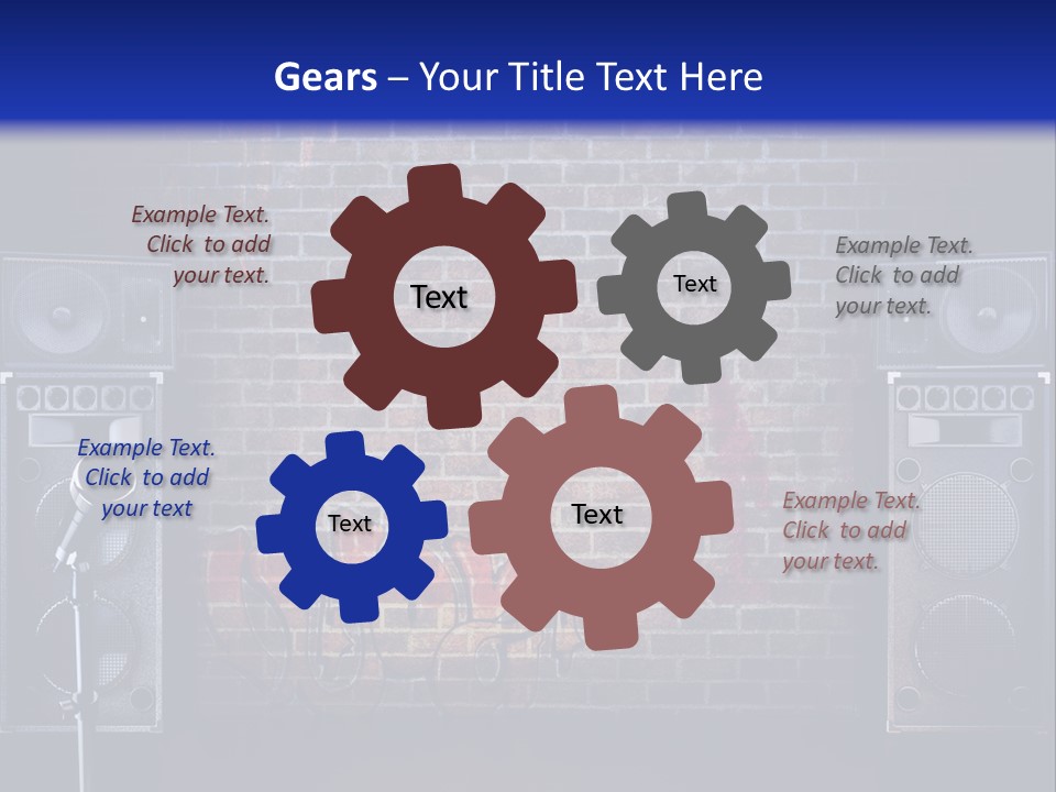 Concert Techno Advertisement PowerPoint Template