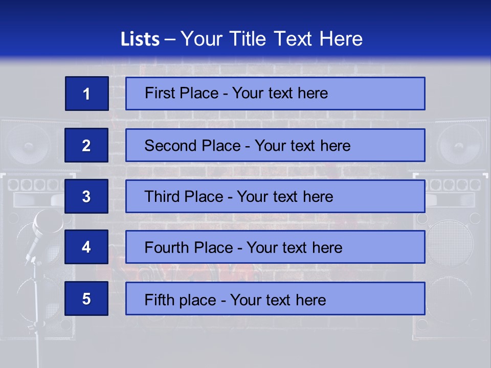Concert Techno Advertisement PowerPoint Template