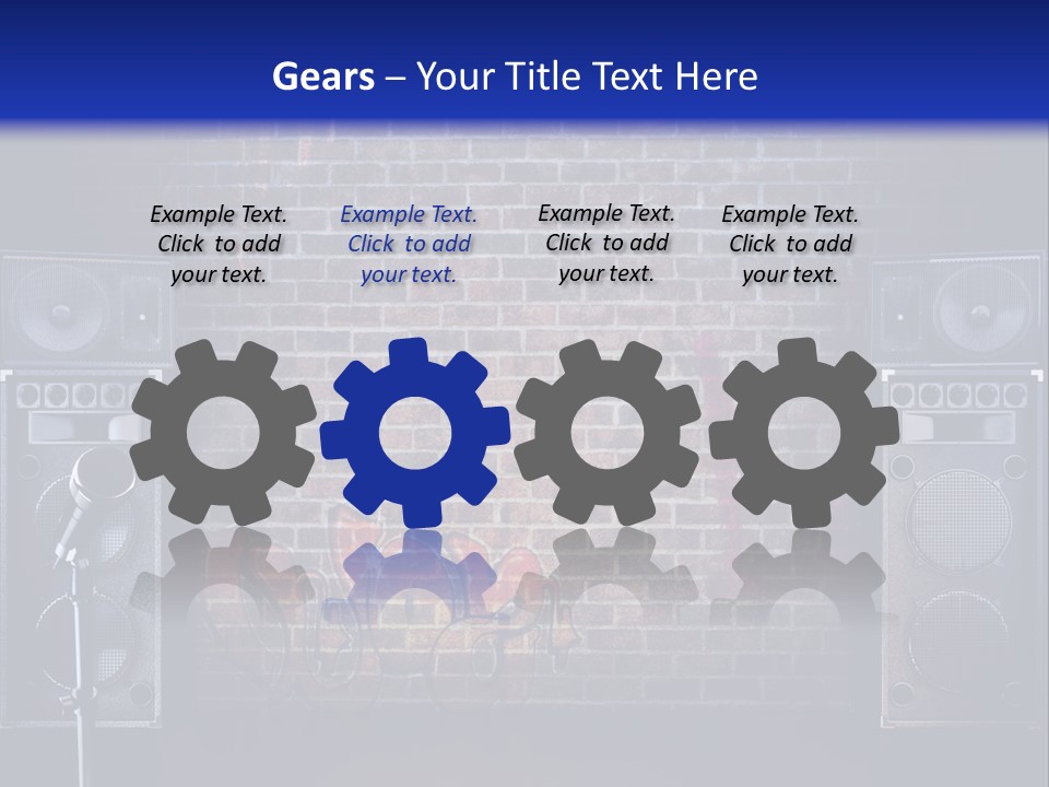 Concert Techno Advertisement PowerPoint Template