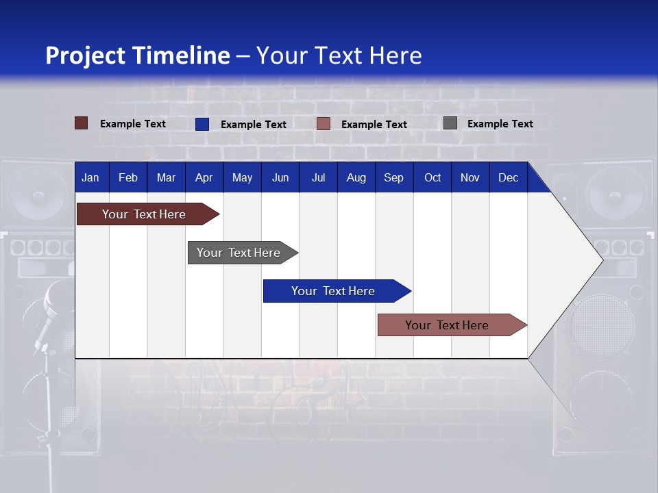 Concert Techno Advertisement PowerPoint Template