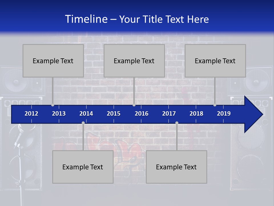 Concert Techno Advertisement PowerPoint Template