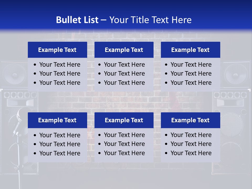 Concert Techno Advertisement PowerPoint Template