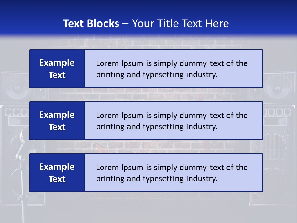 Concert Techno Advertisement PowerPoint Template