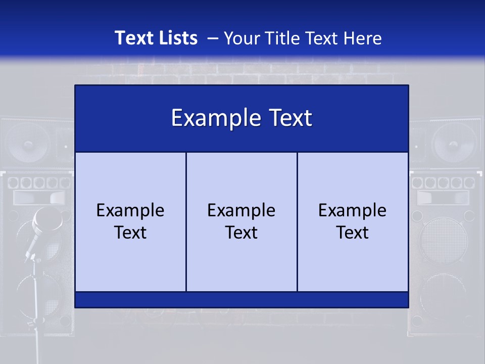 Concert Techno Advertisement PowerPoint Template