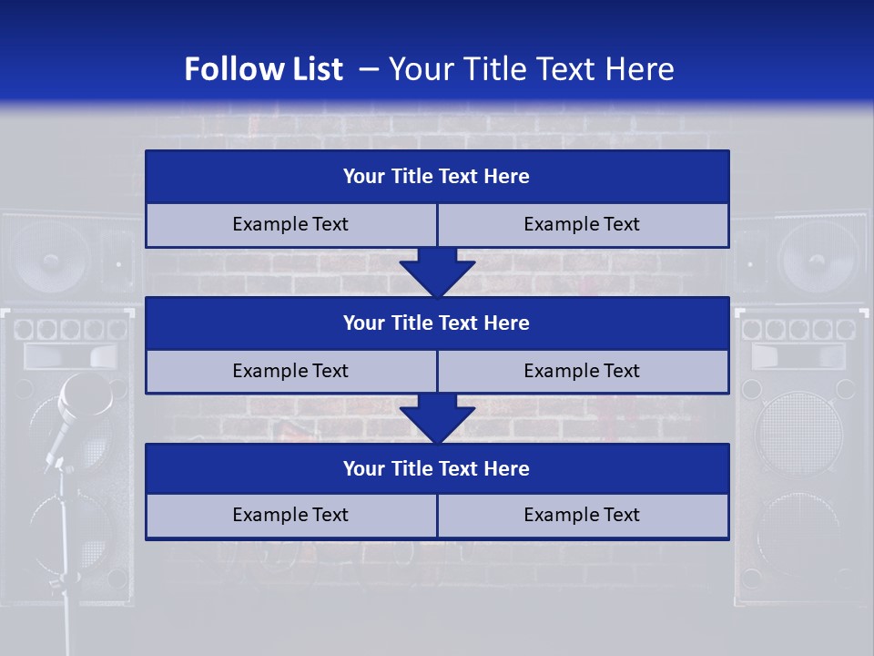 Concert Techno Advertisement PowerPoint Template