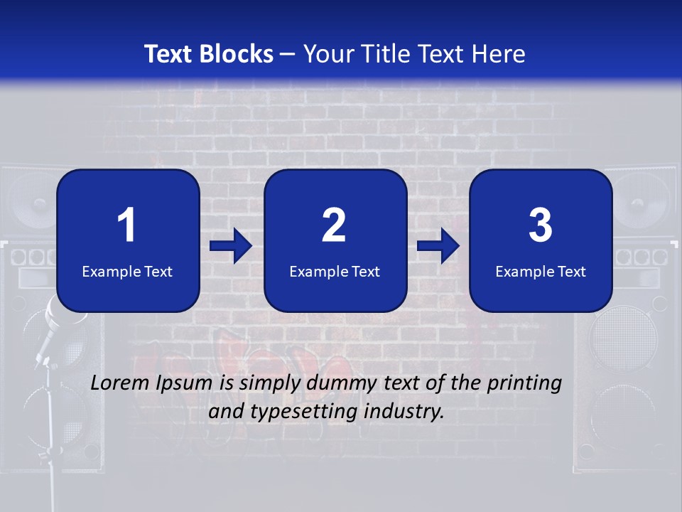 Concert Techno Advertisement PowerPoint Template