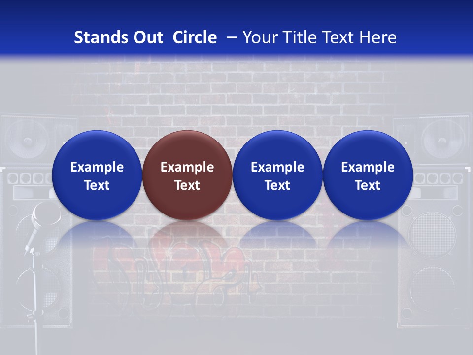 Concert Techno Advertisement PowerPoint Template