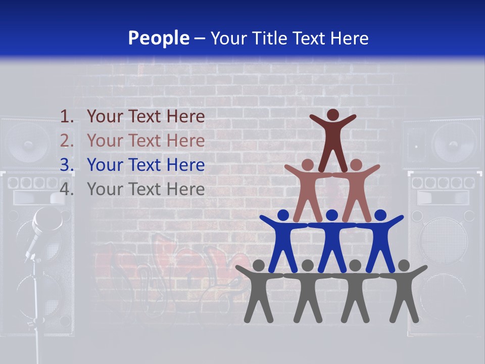 Concert Techno Advertisement PowerPoint Template