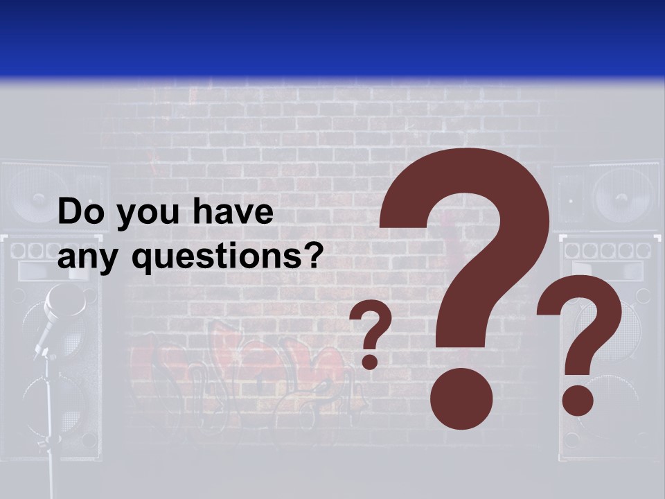 Concert Techno Advertisement PowerPoint Template