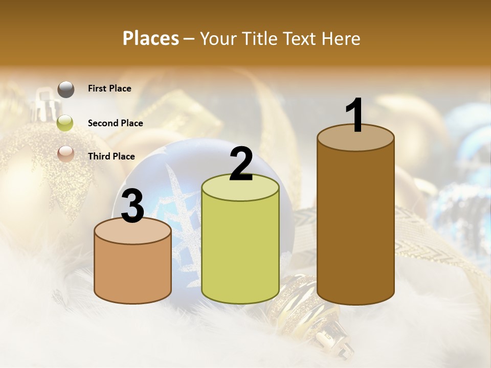 Closeup Ornate Glass PowerPoint Template