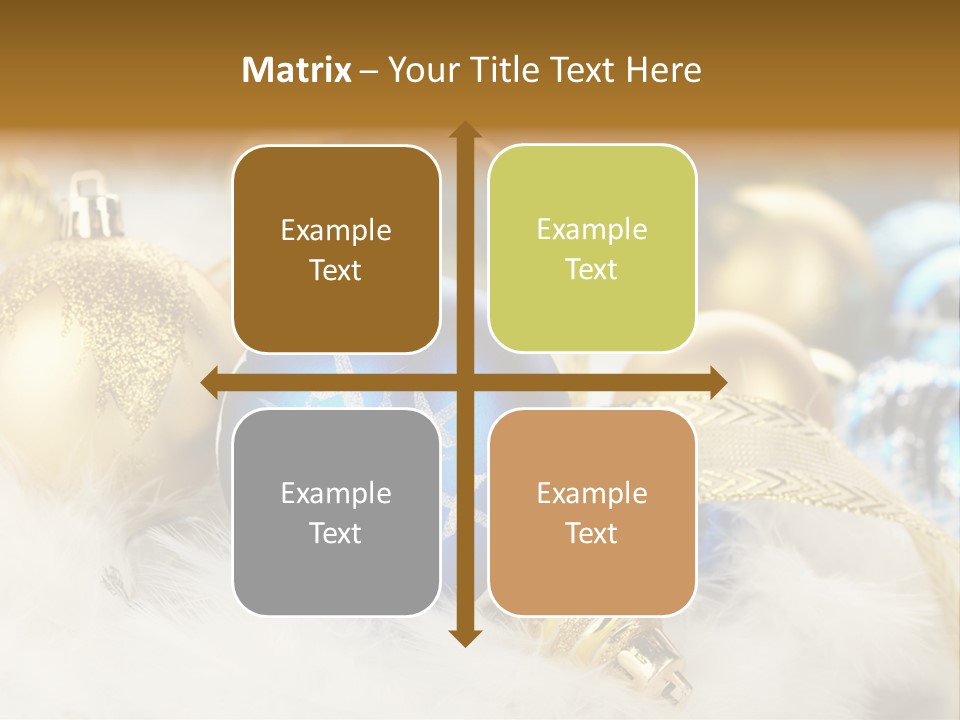 Closeup Ornate Glass PowerPoint Template