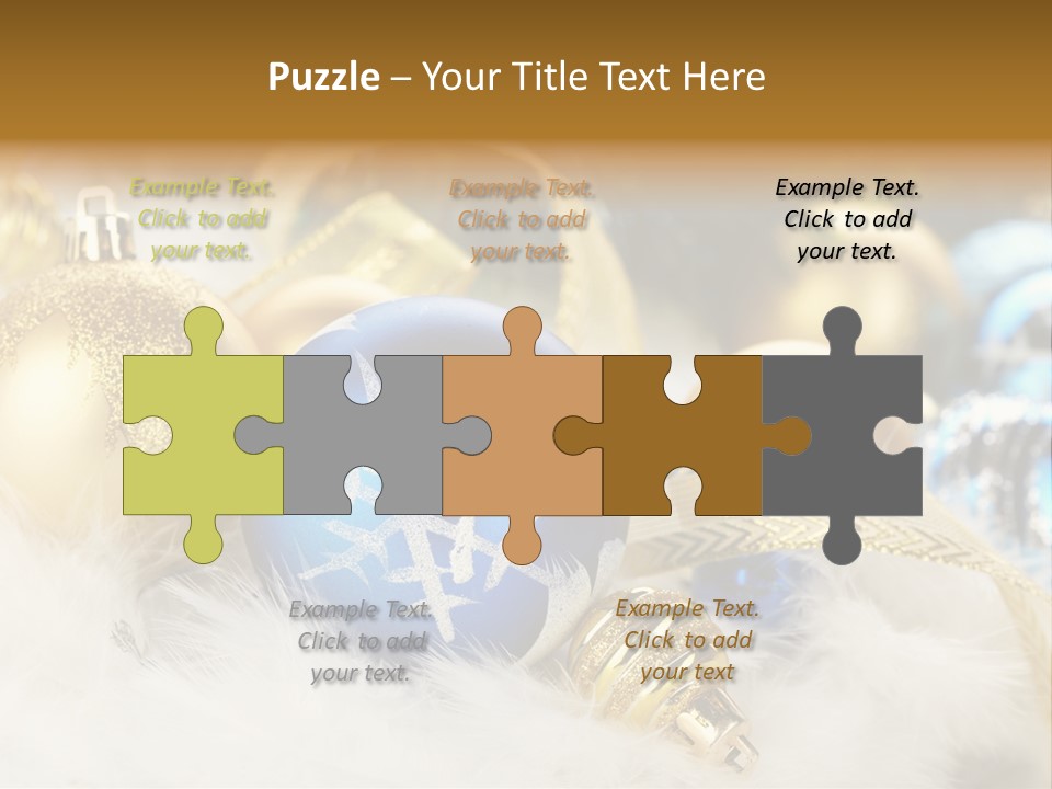 Closeup Ornate Glass PowerPoint Template