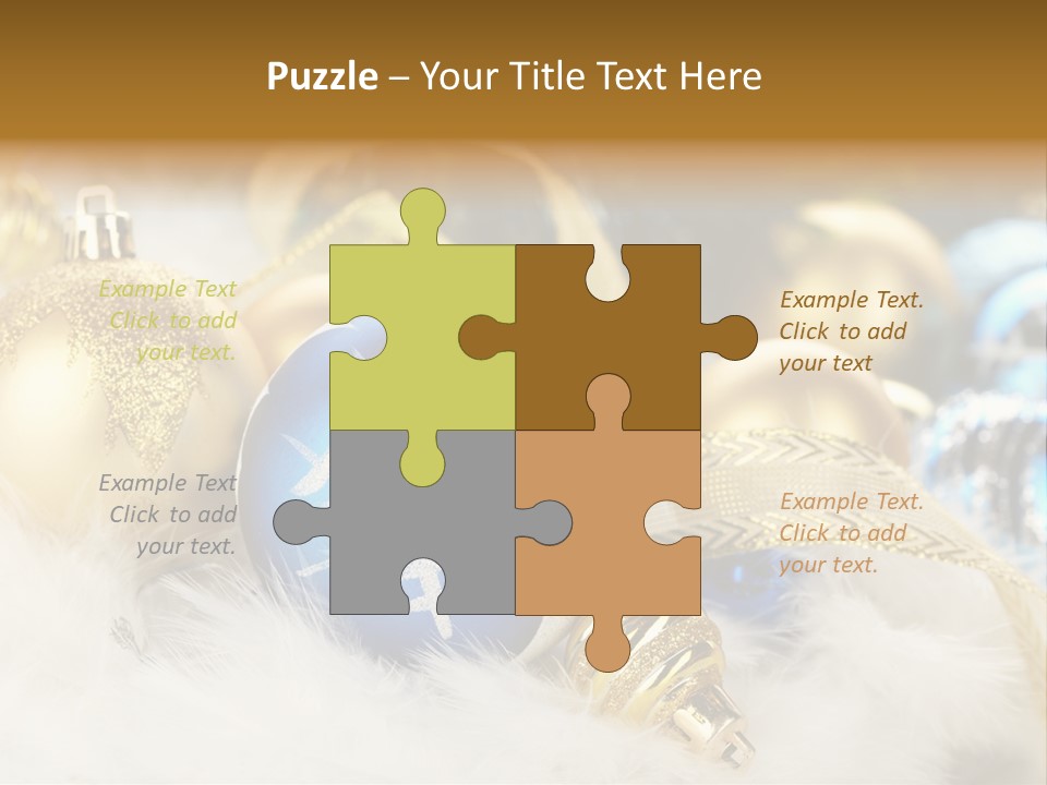 Closeup Ornate Glass PowerPoint Template