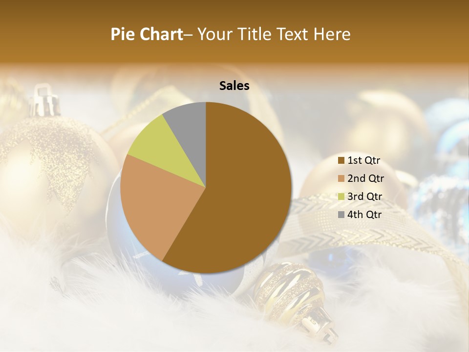 Closeup Ornate Glass PowerPoint Template