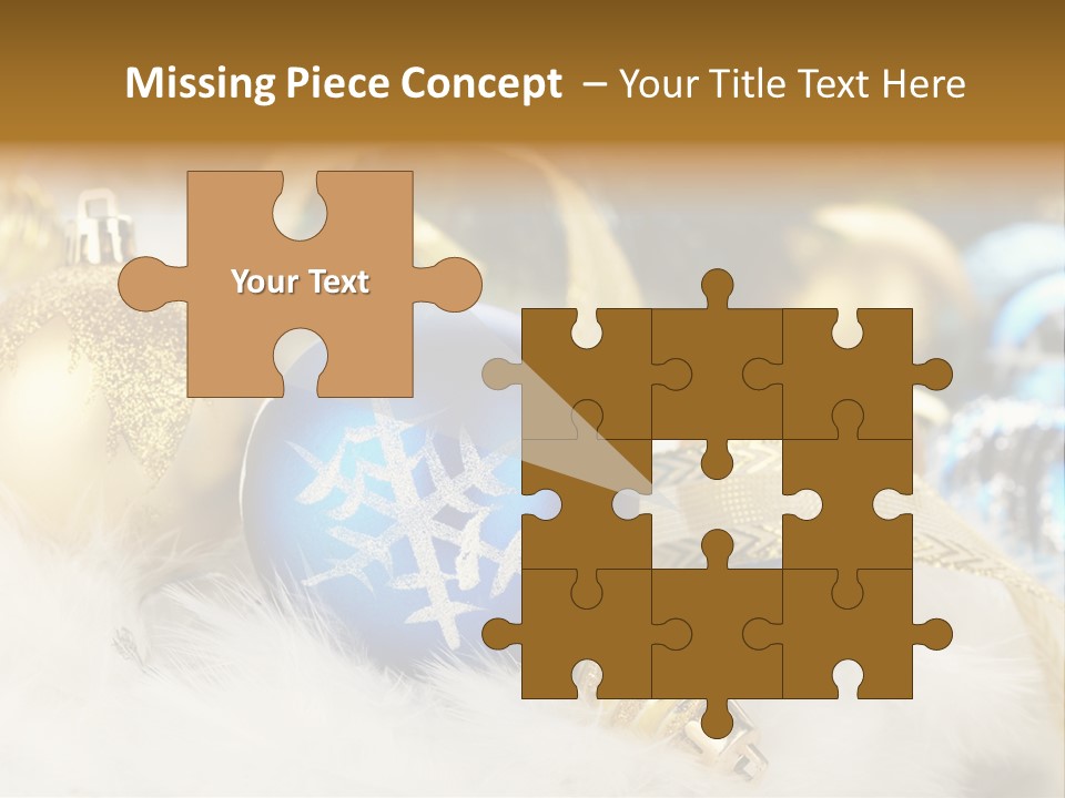 Closeup Ornate Glass PowerPoint Template