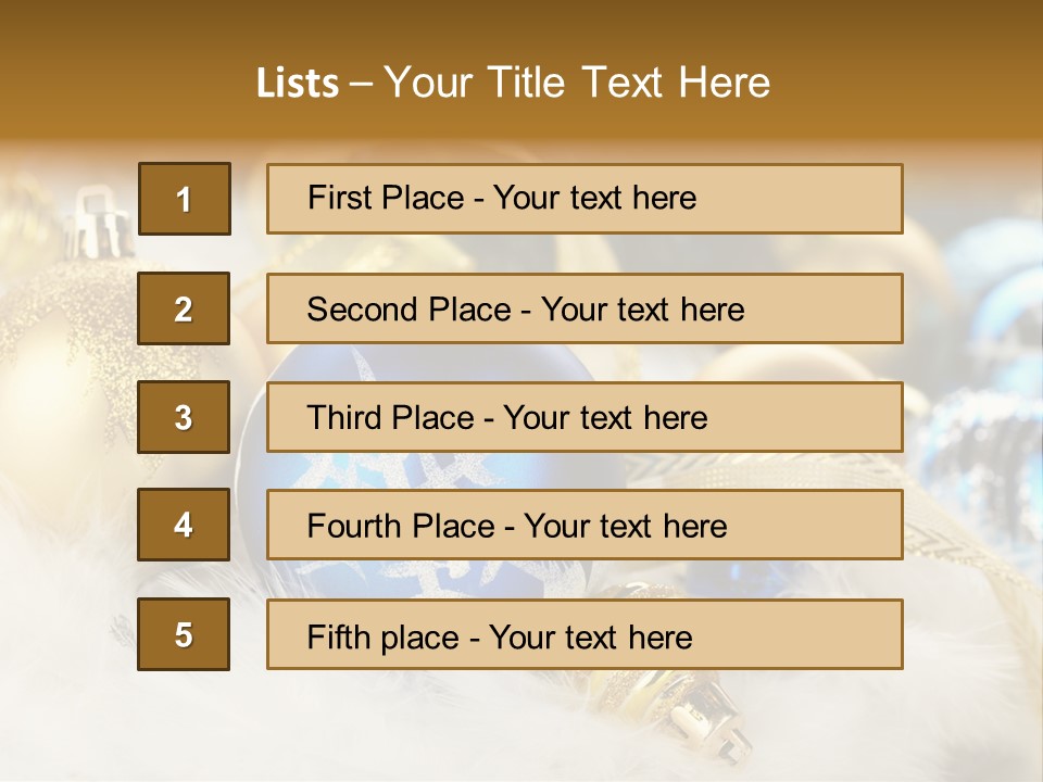 Closeup Ornate Glass PowerPoint Template