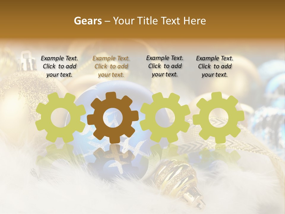 Closeup Ornate Glass PowerPoint Template