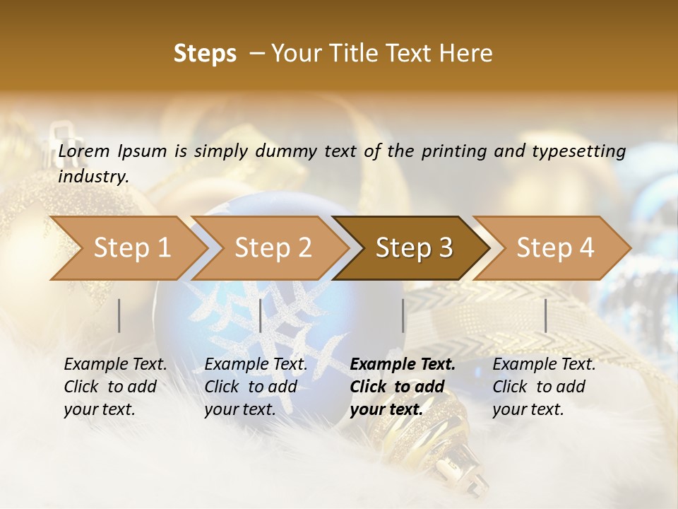Closeup Ornate Glass PowerPoint Template