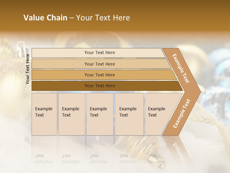Closeup Ornate Glass PowerPoint Template