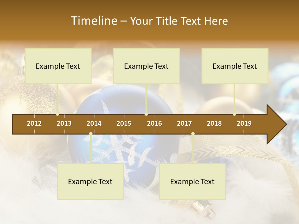 Closeup Ornate Glass PowerPoint Template