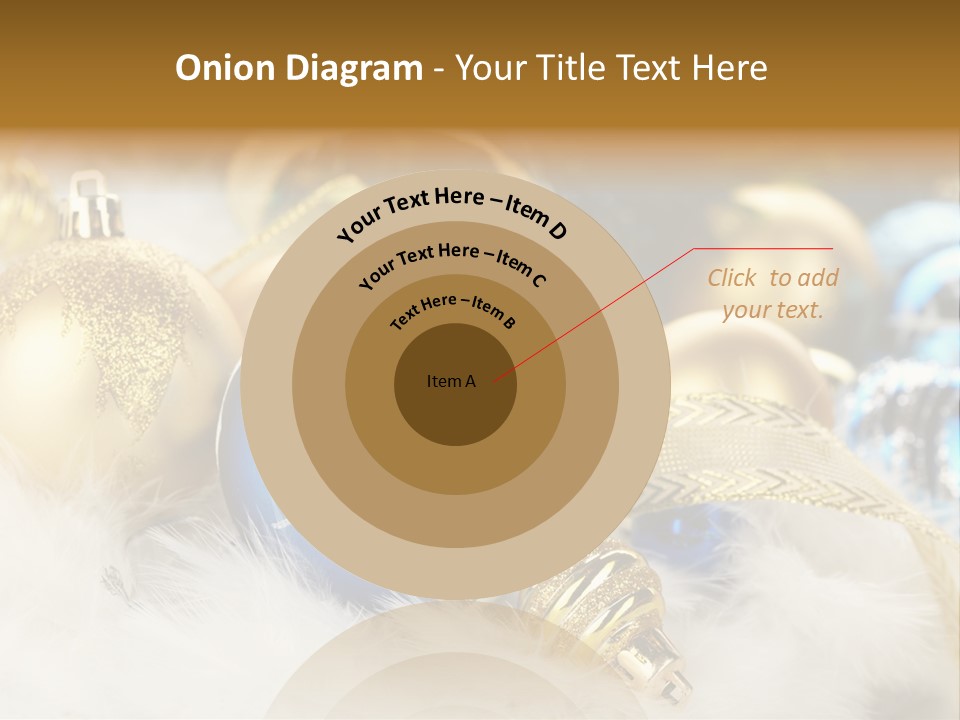 Closeup Ornate Glass PowerPoint Template