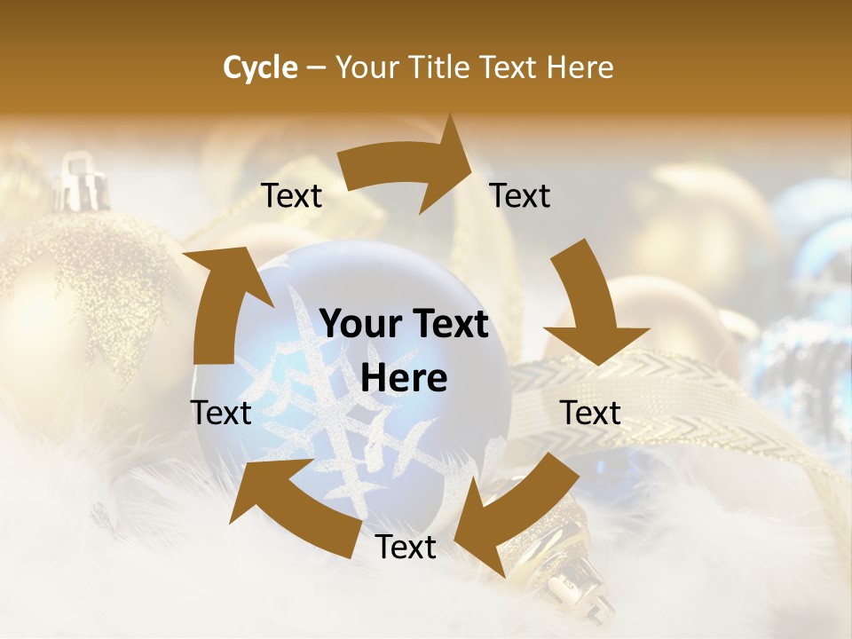 Closeup Ornate Glass PowerPoint Template