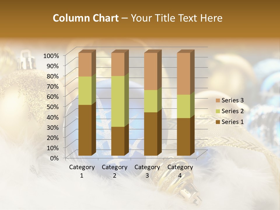 Closeup Ornate Glass PowerPoint Template