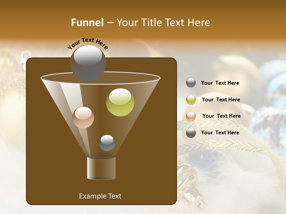 Closeup Ornate Glass PowerPoint Template