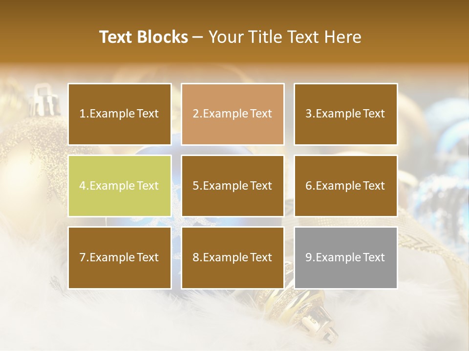 Closeup Ornate Glass PowerPoint Template