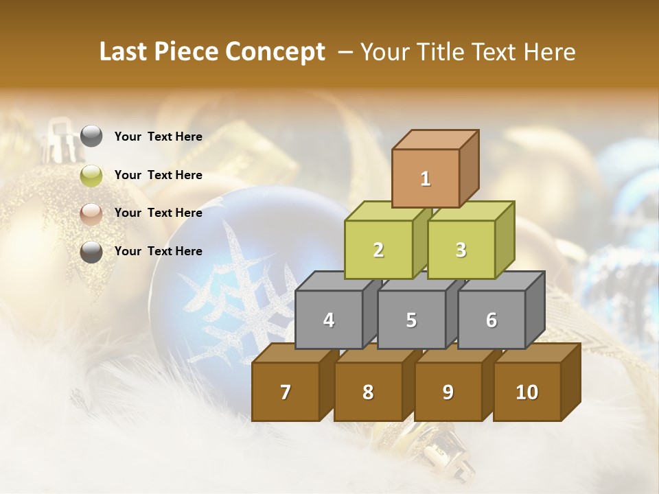 Closeup Ornate Glass PowerPoint Template