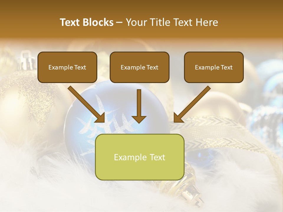Closeup Ornate Glass PowerPoint Template