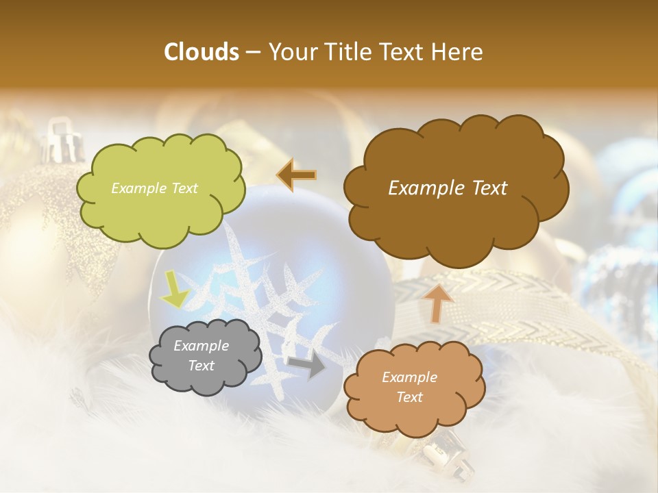Closeup Ornate Glass PowerPoint Template