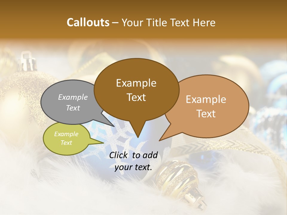 Closeup Ornate Glass PowerPoint Template