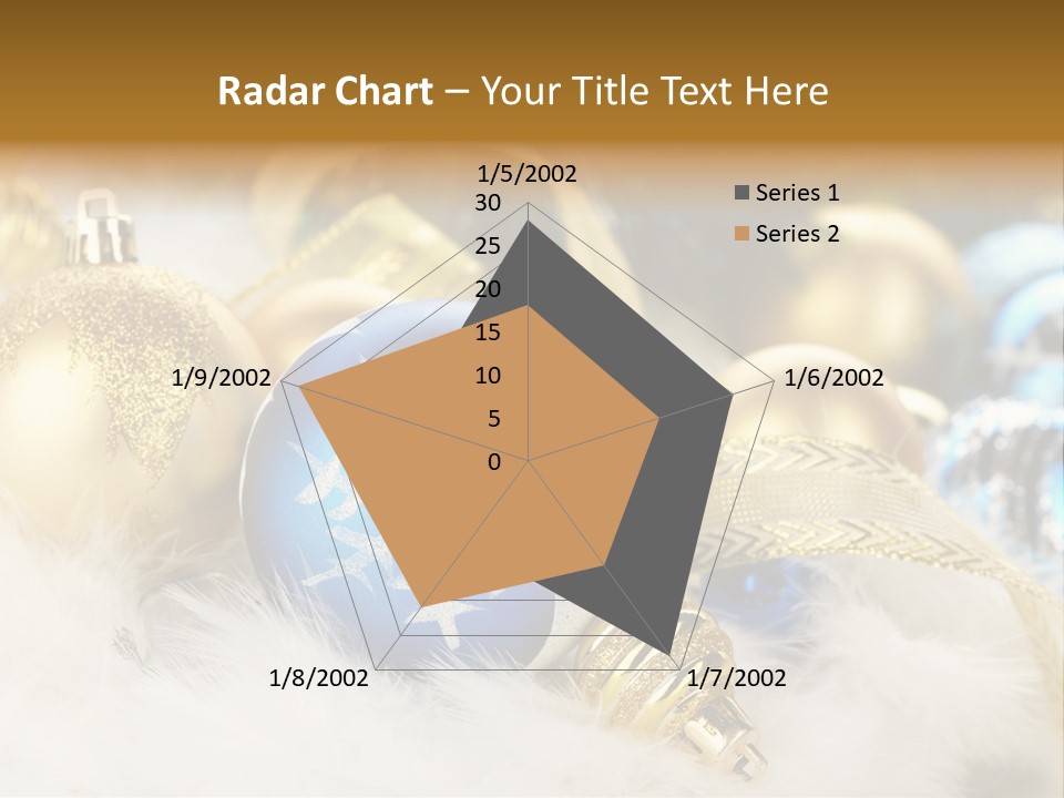 Closeup Ornate Glass PowerPoint Template