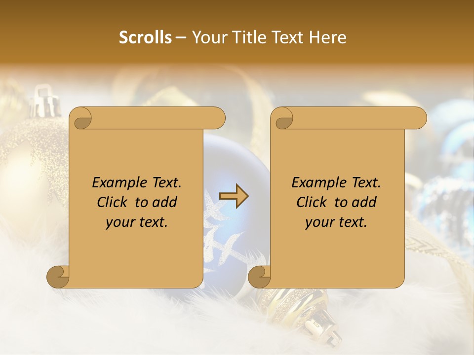 Closeup Ornate Glass PowerPoint Template