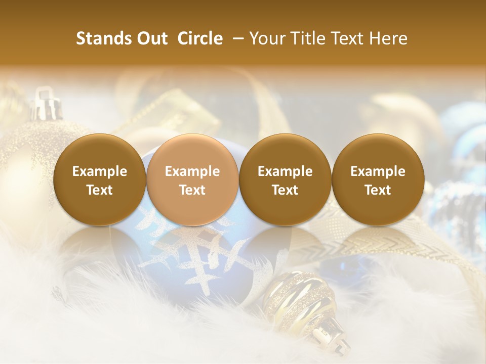 Closeup Ornate Glass PowerPoint Template