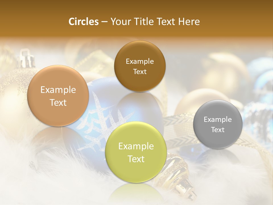 Closeup Ornate Glass PowerPoint Template