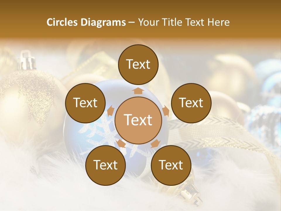 Closeup Ornate Glass PowerPoint Template