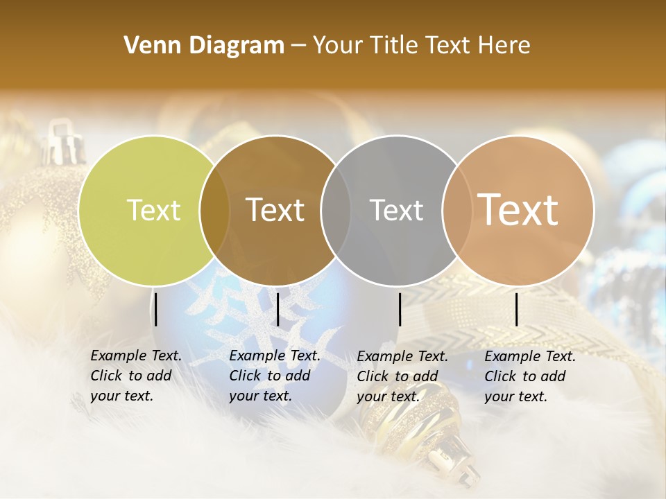 Closeup Ornate Glass PowerPoint Template