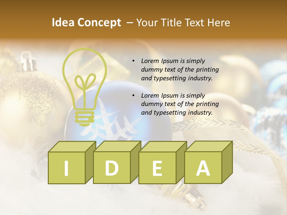 Closeup Ornate Glass PowerPoint Template