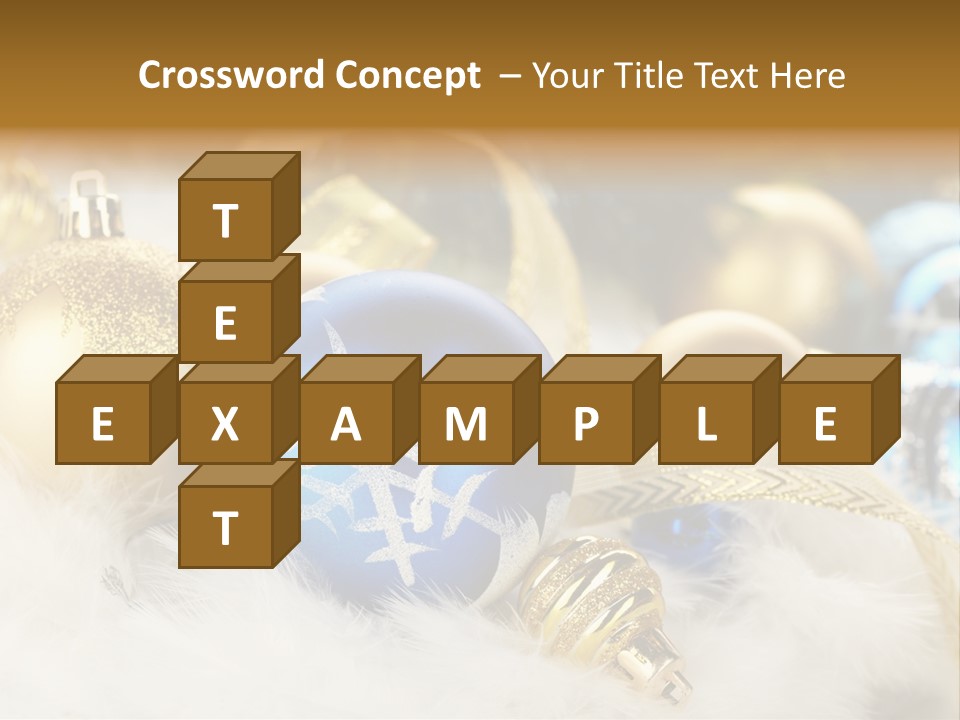 Closeup Ornate Glass PowerPoint Template