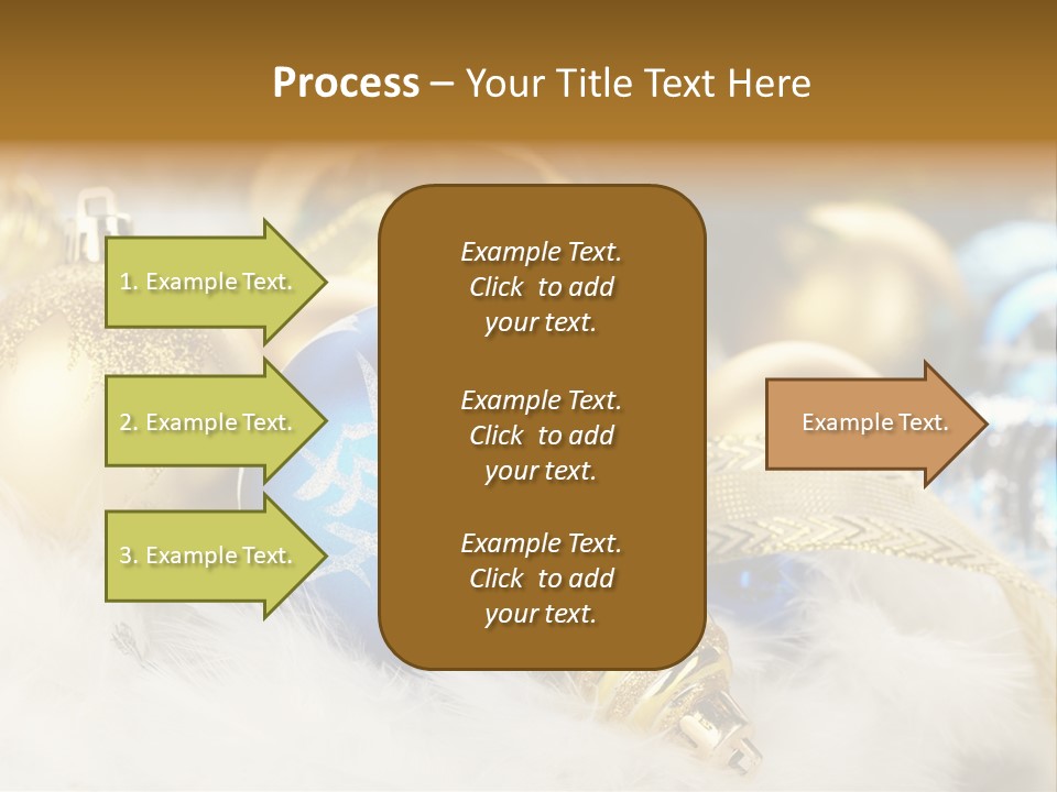 Closeup Ornate Glass PowerPoint Template