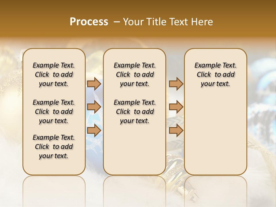 Closeup Ornate Glass PowerPoint Template