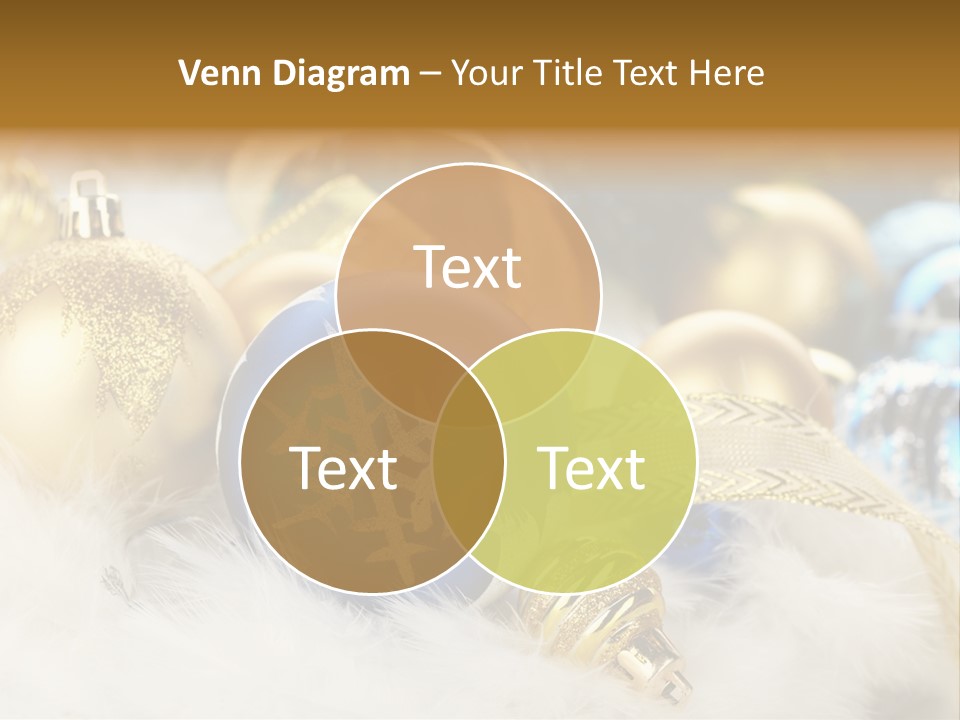 Closeup Ornate Glass PowerPoint Template