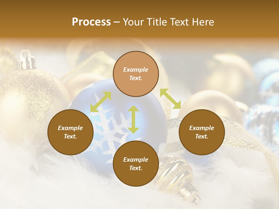 Closeup Ornate Glass PowerPoint Template
