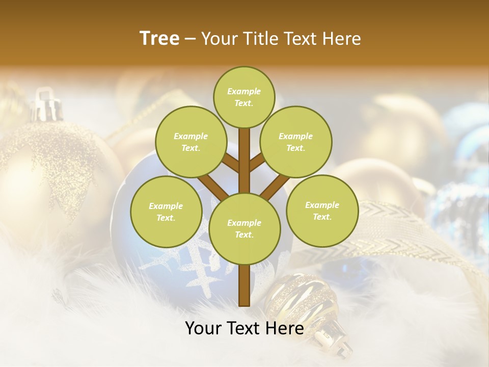 Closeup Ornate Glass PowerPoint Template