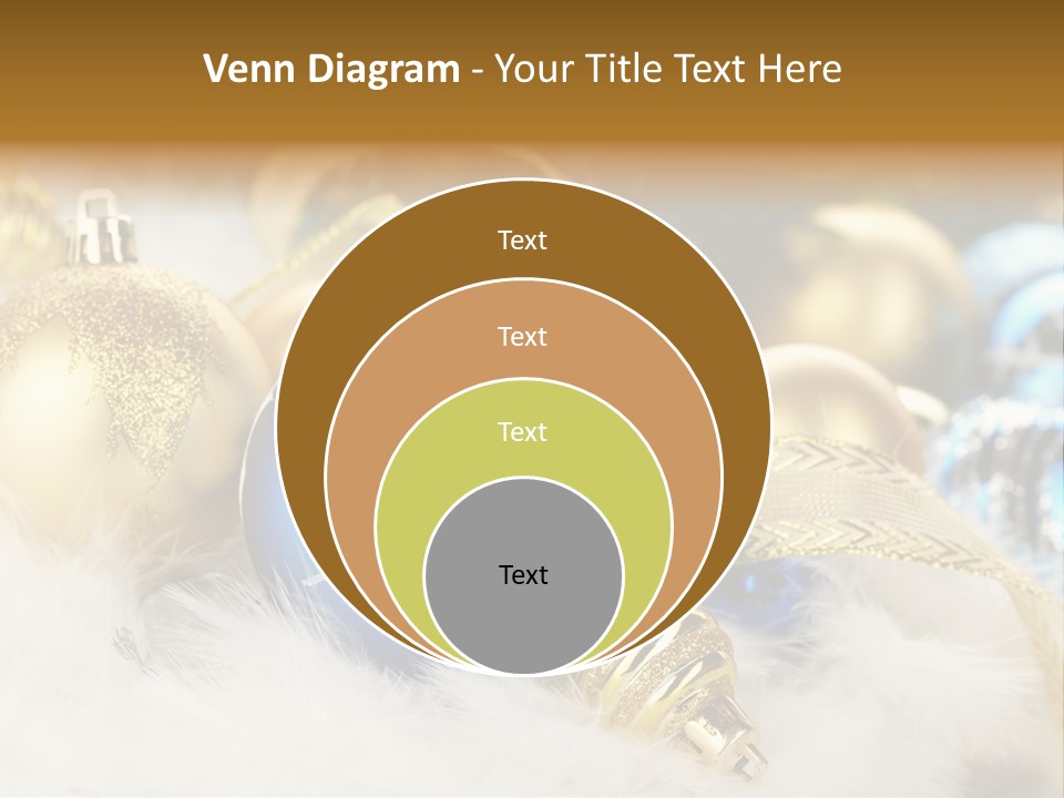 Closeup Ornate Glass PowerPoint Template