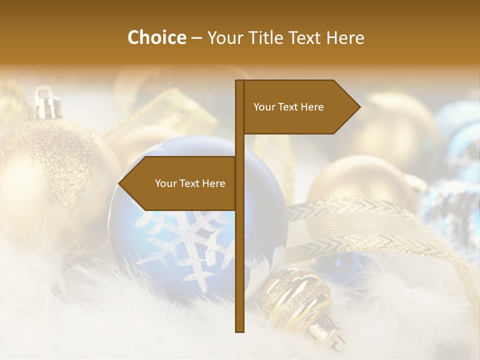 Closeup Ornate Glass PowerPoint Template