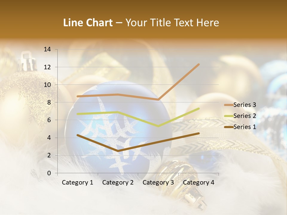Closeup Ornate Glass PowerPoint Template